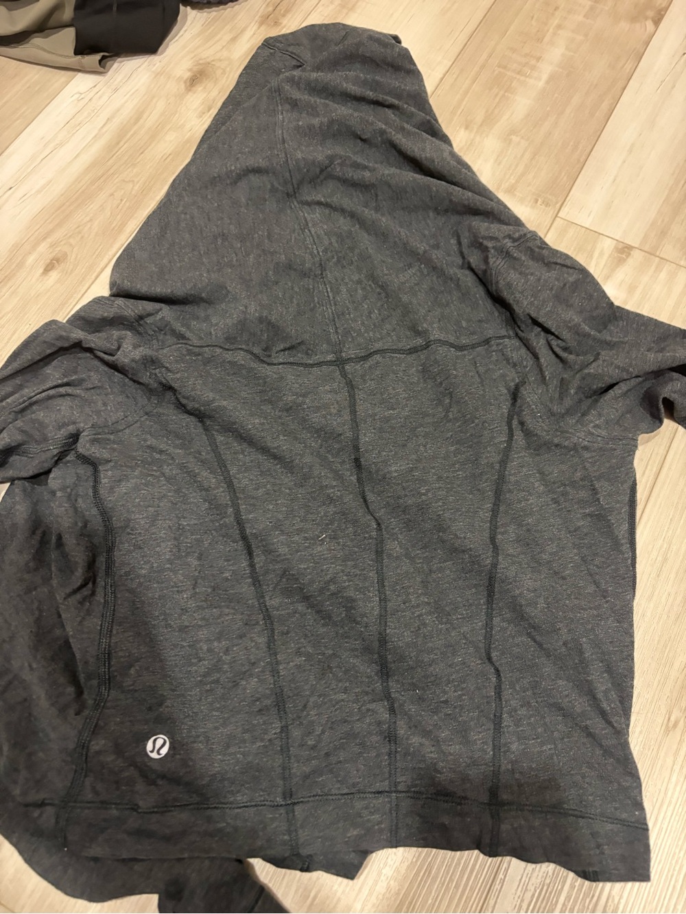 lululemon athletica Women’s Dark Charcoal Zip-Up Sweater